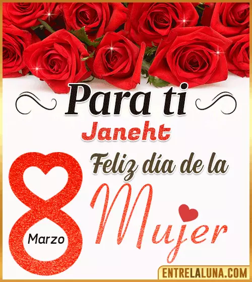 Tarjetas del día de la Mujer Janeht