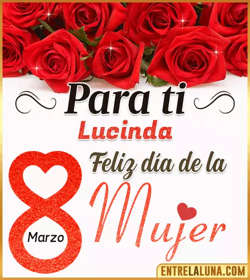Tarjetas del día de la Mujer Lucinda