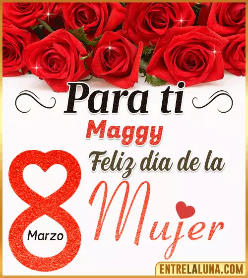 Tarjetas del día de la Mujer Maggy