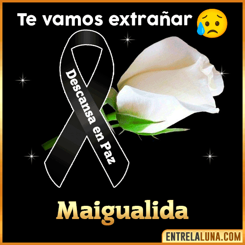 Imagen de luto con Nombre Maigualida