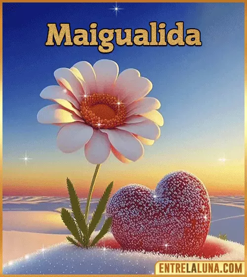Imagen bonita de flor con Nombre Maigualida