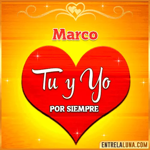 Tú y Yo por siempre Marco