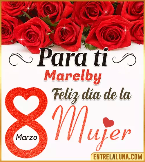 Tarjetas del día de la Mujer Marelby