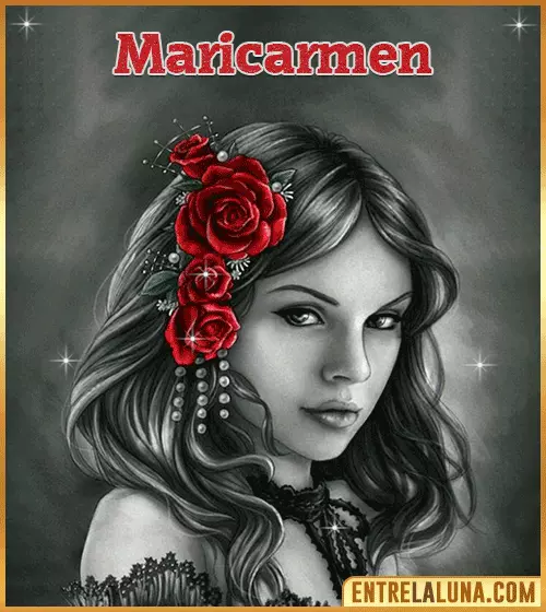 Imagen gif con nombre de mujer Maricarmen