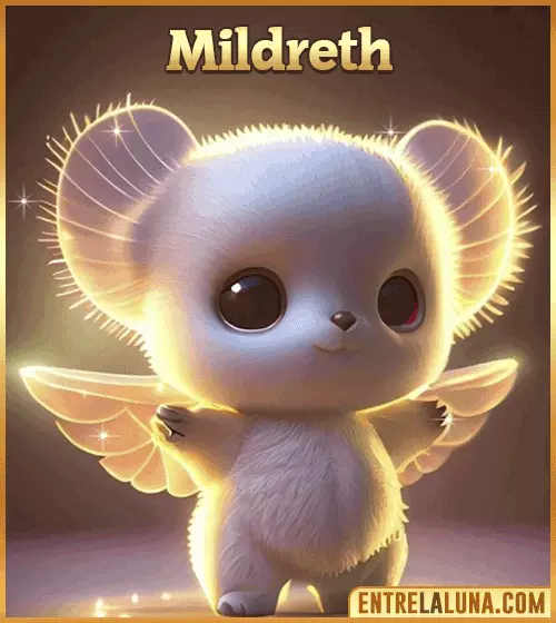 Imagen tierna con Nombre Mildreth
