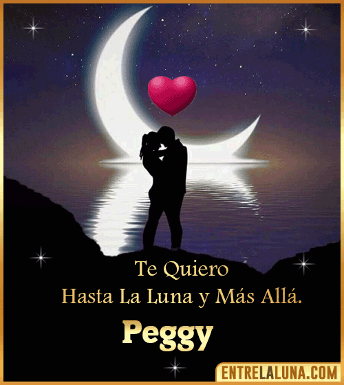 Te quiero hasta la luna y más allá Peggy